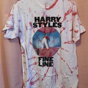 Harry Styles Fine Line diy Tie-Dye Graphic T-Shirt